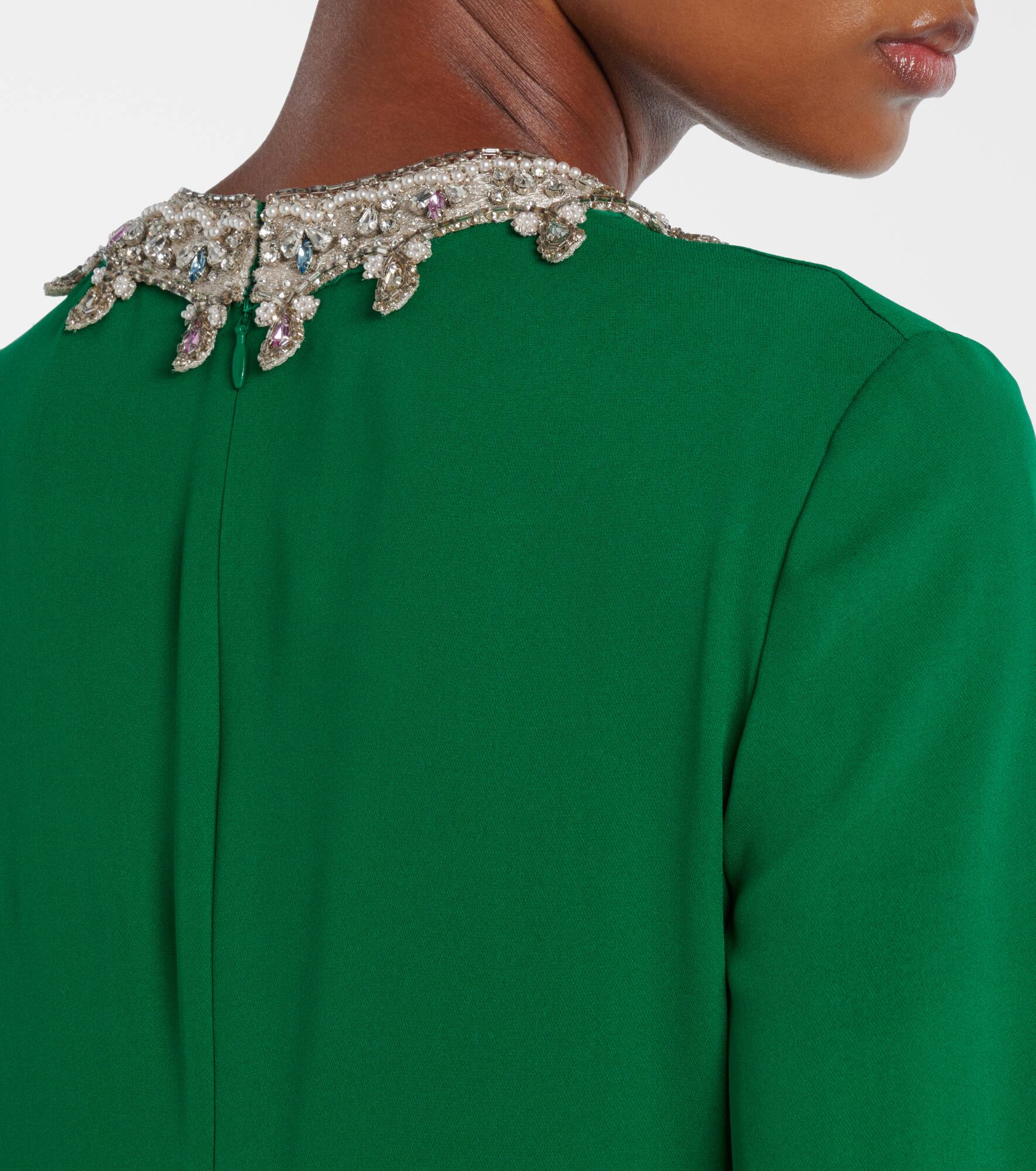 Embellished silk georgette gown - 7