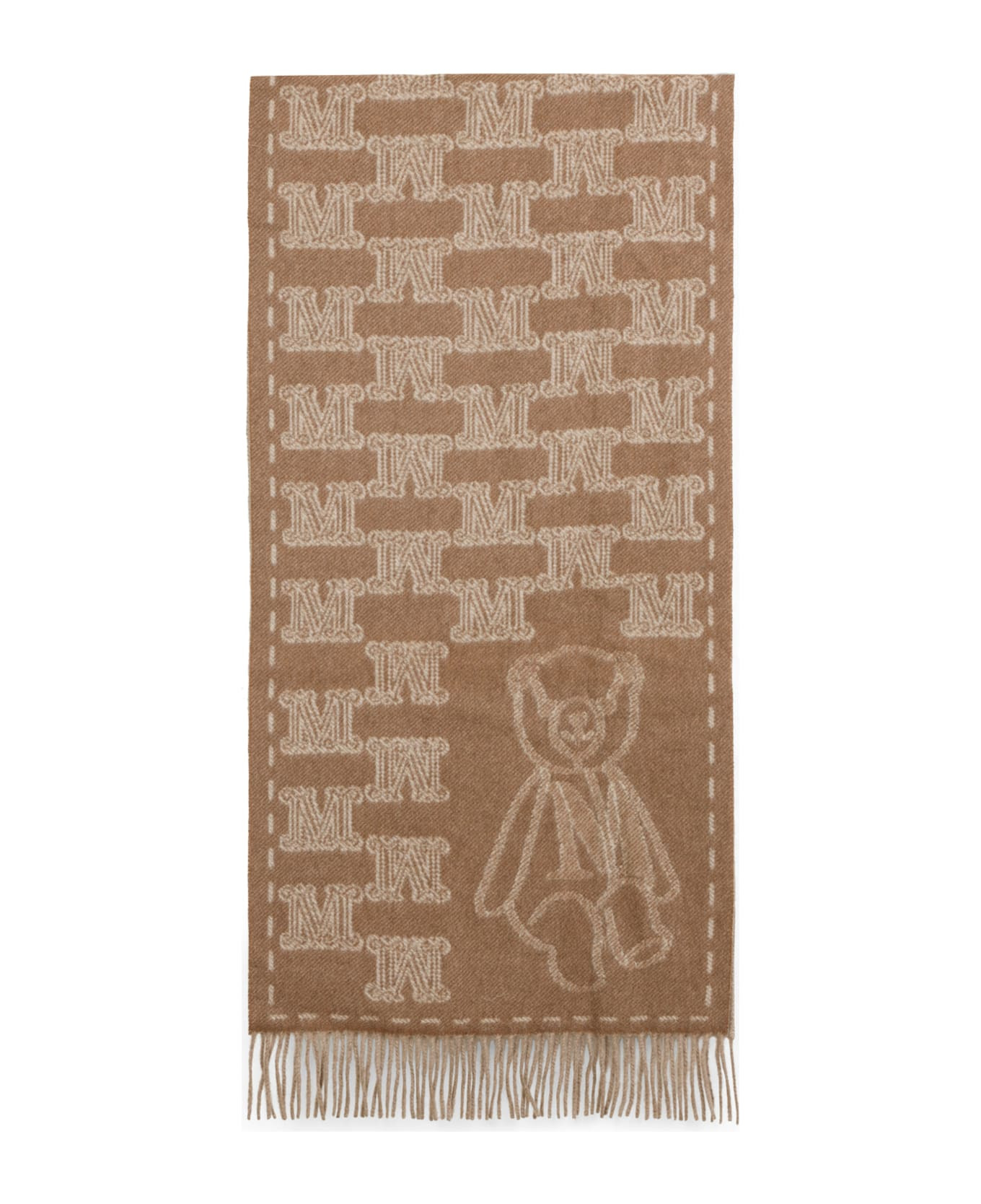 Wsteddycamel Logo Teddy Scarf - 2