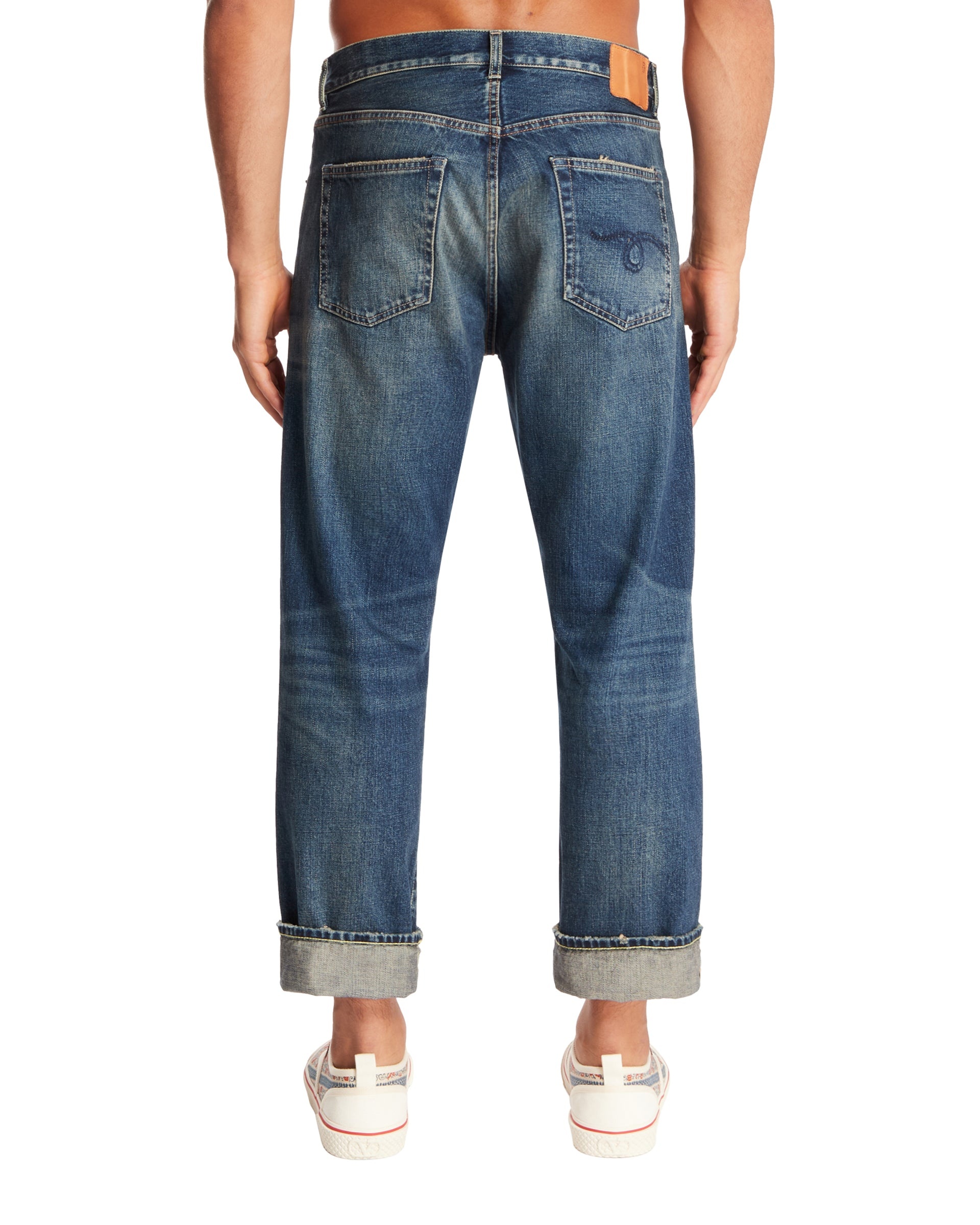Blue Cropped Jeans - 3