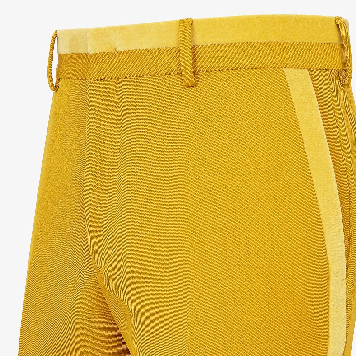 Yellow wool pants - 3