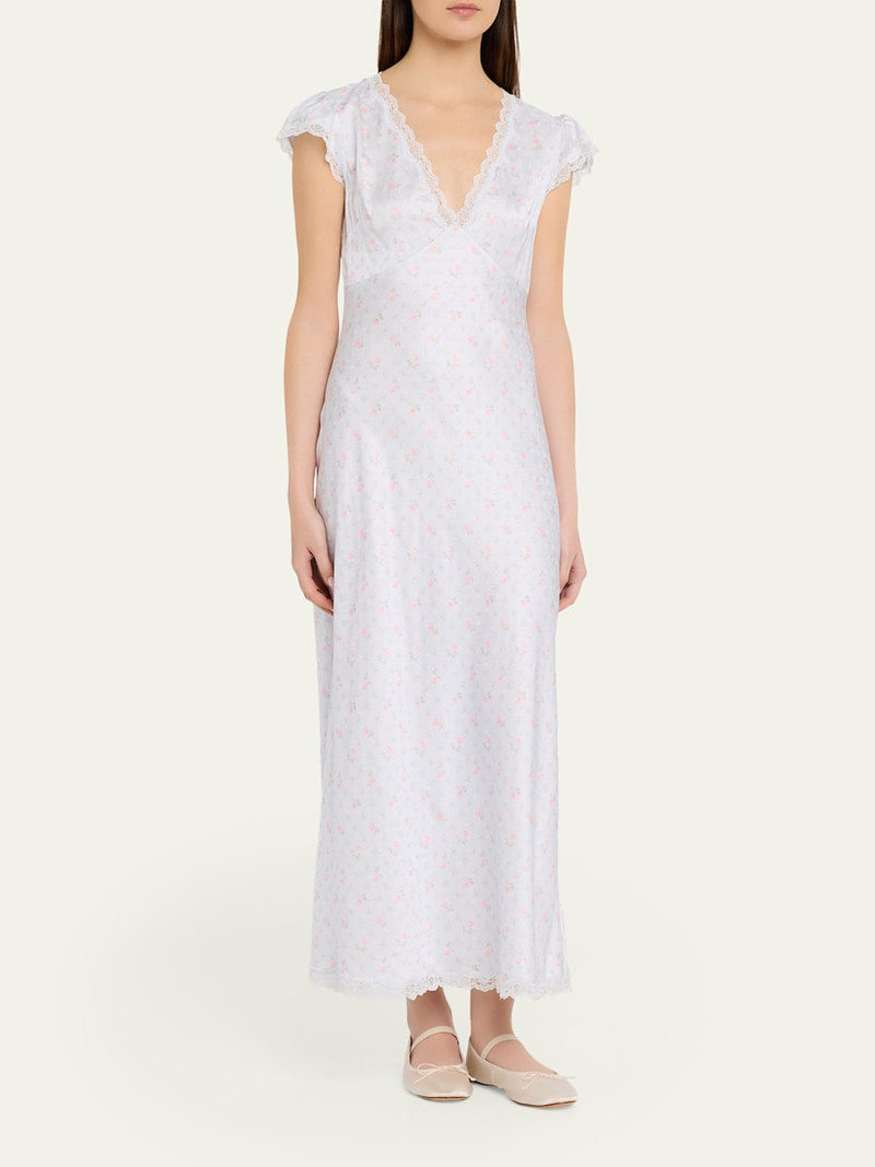 Theodore Silk-Blend Floral Maxi Dress 4
