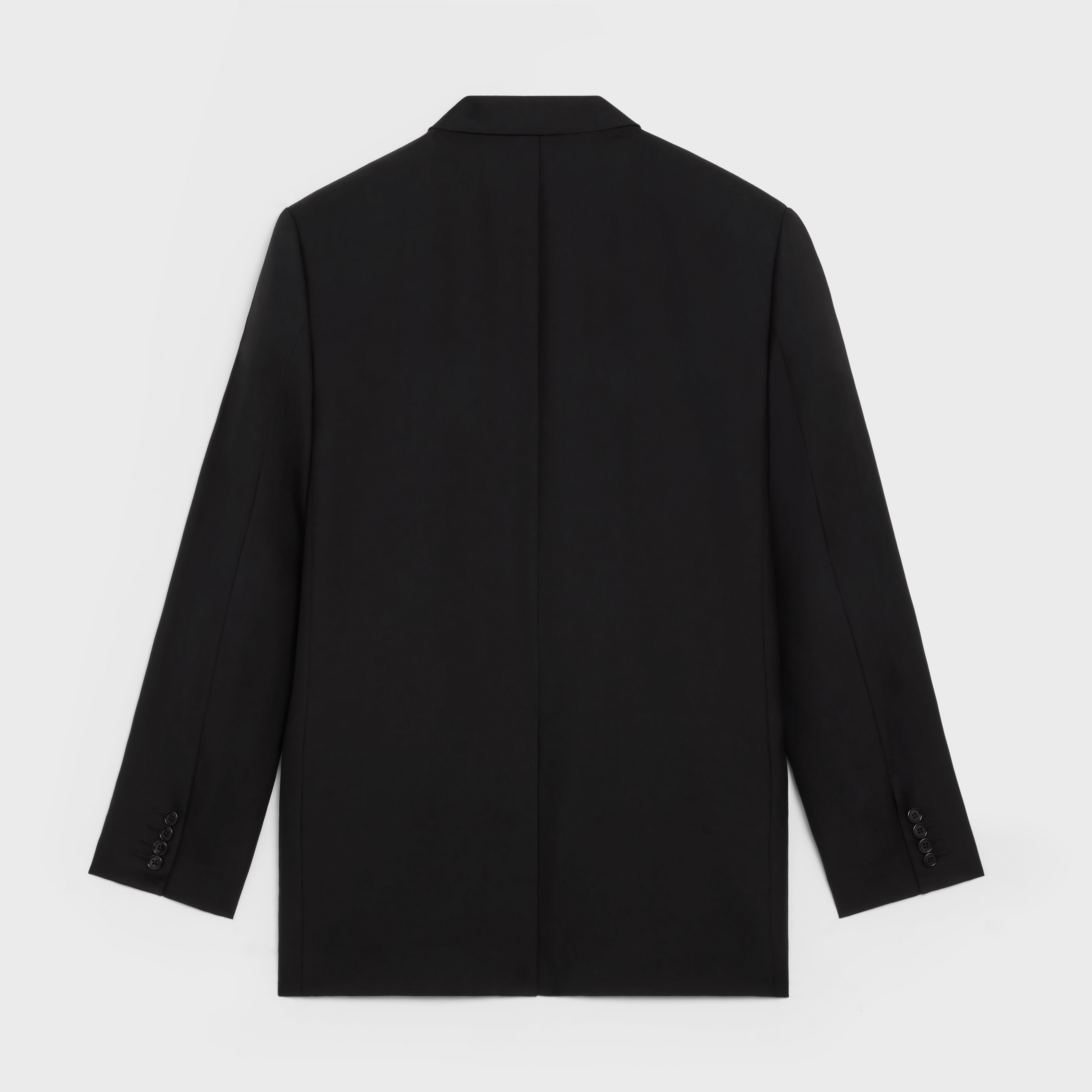 BOXY JACKET IN WOOL GABARDINE - 2