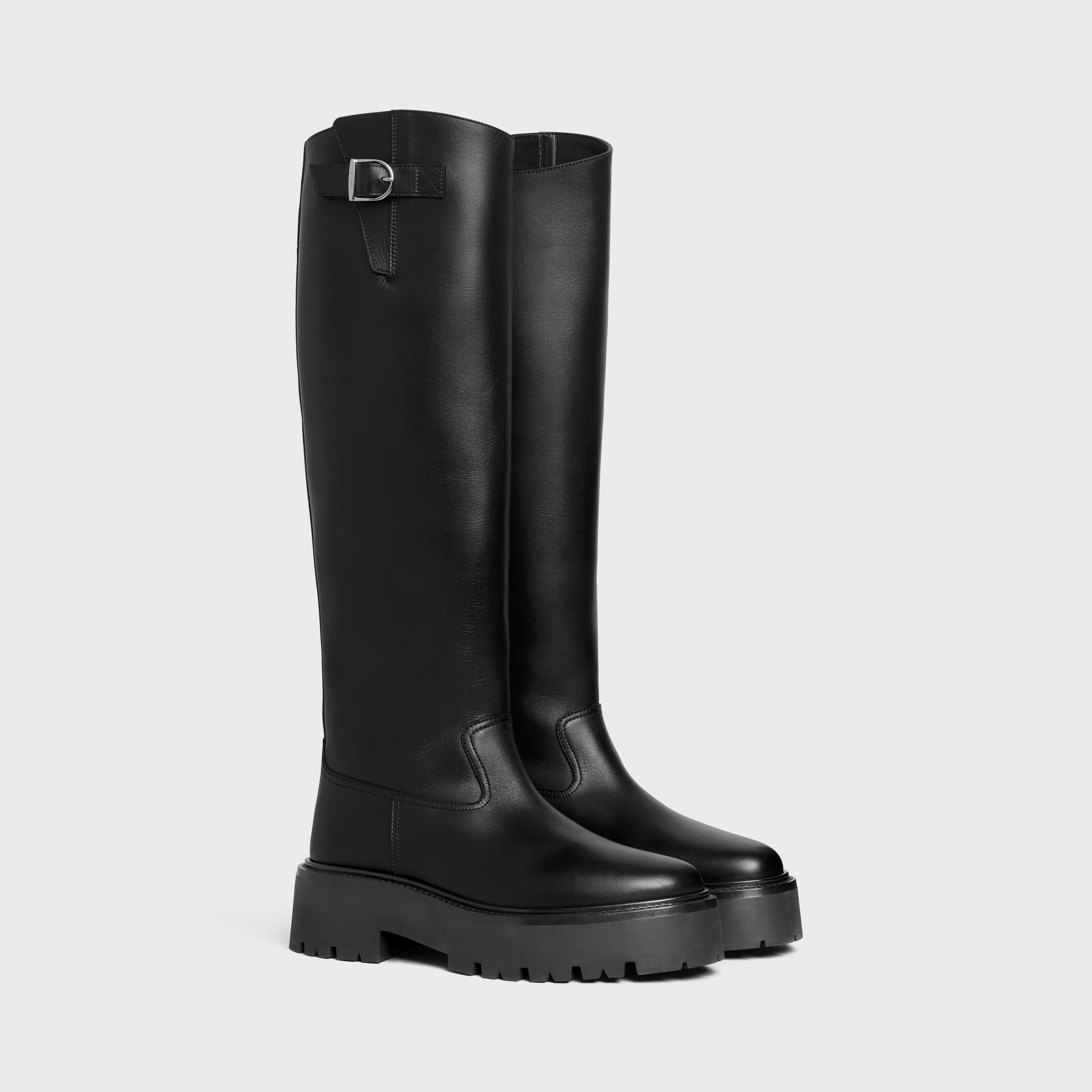 Celine Buckled high boot in Calfskin - 2