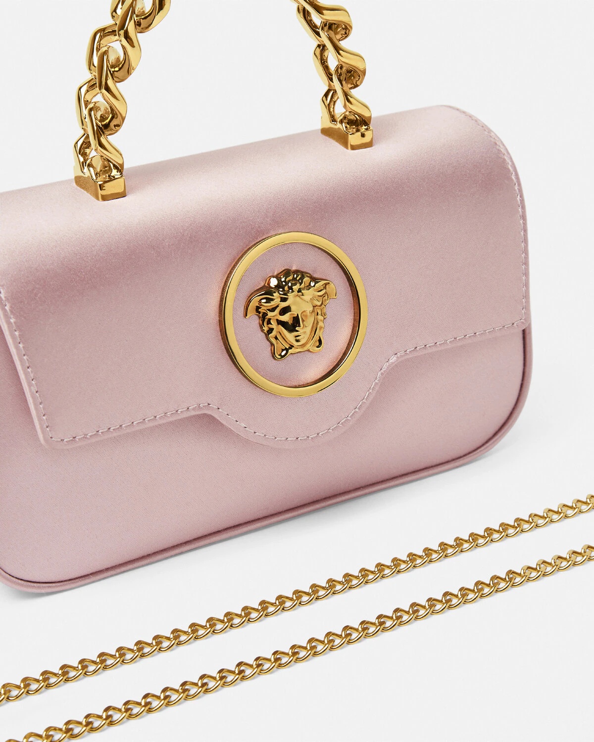 La Medusa Satin Mini Bag - 6