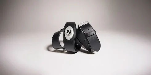 Belt with square buckle - 1