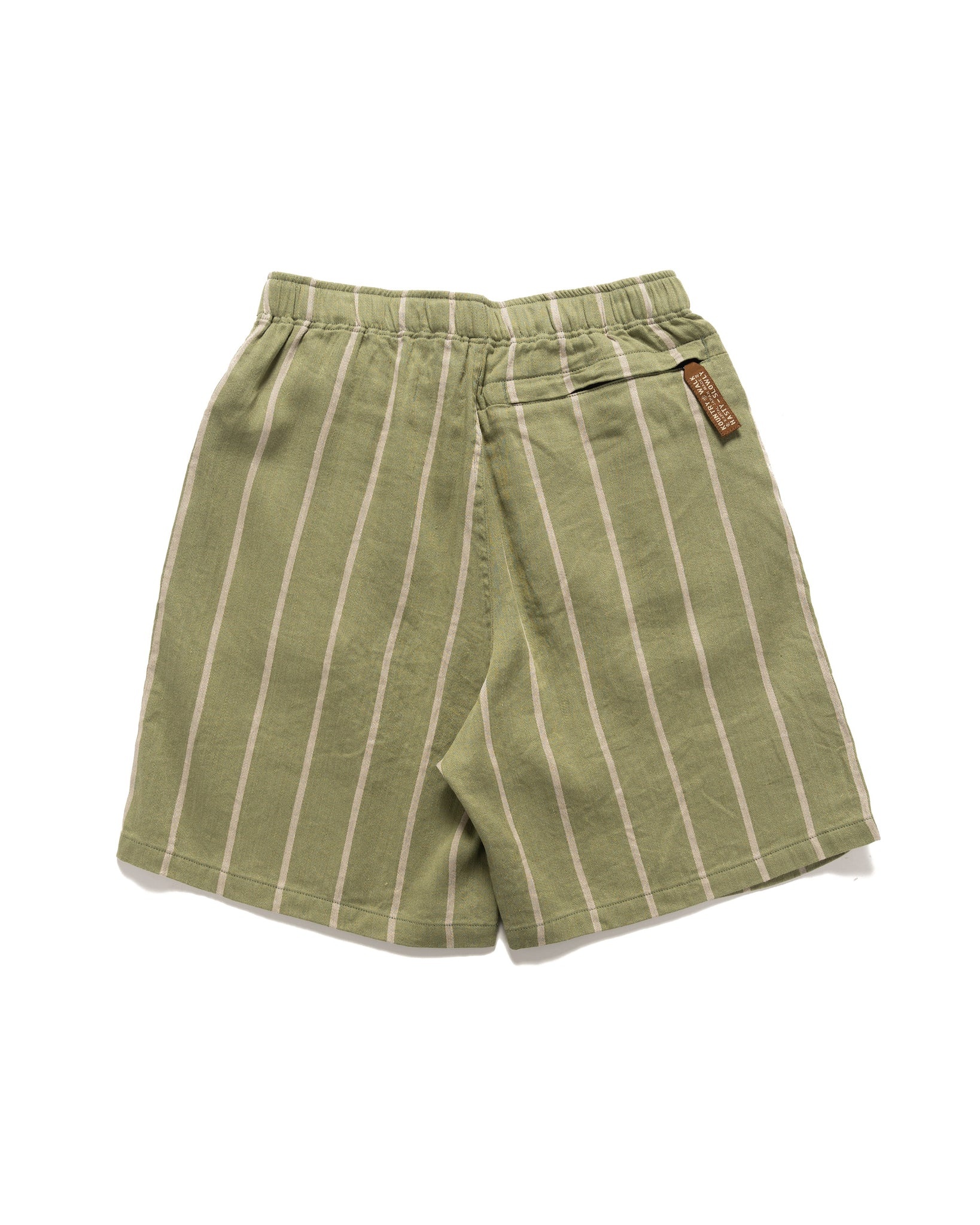 Linen PHILLIES Stripe EASY Shorts Khaki - 5