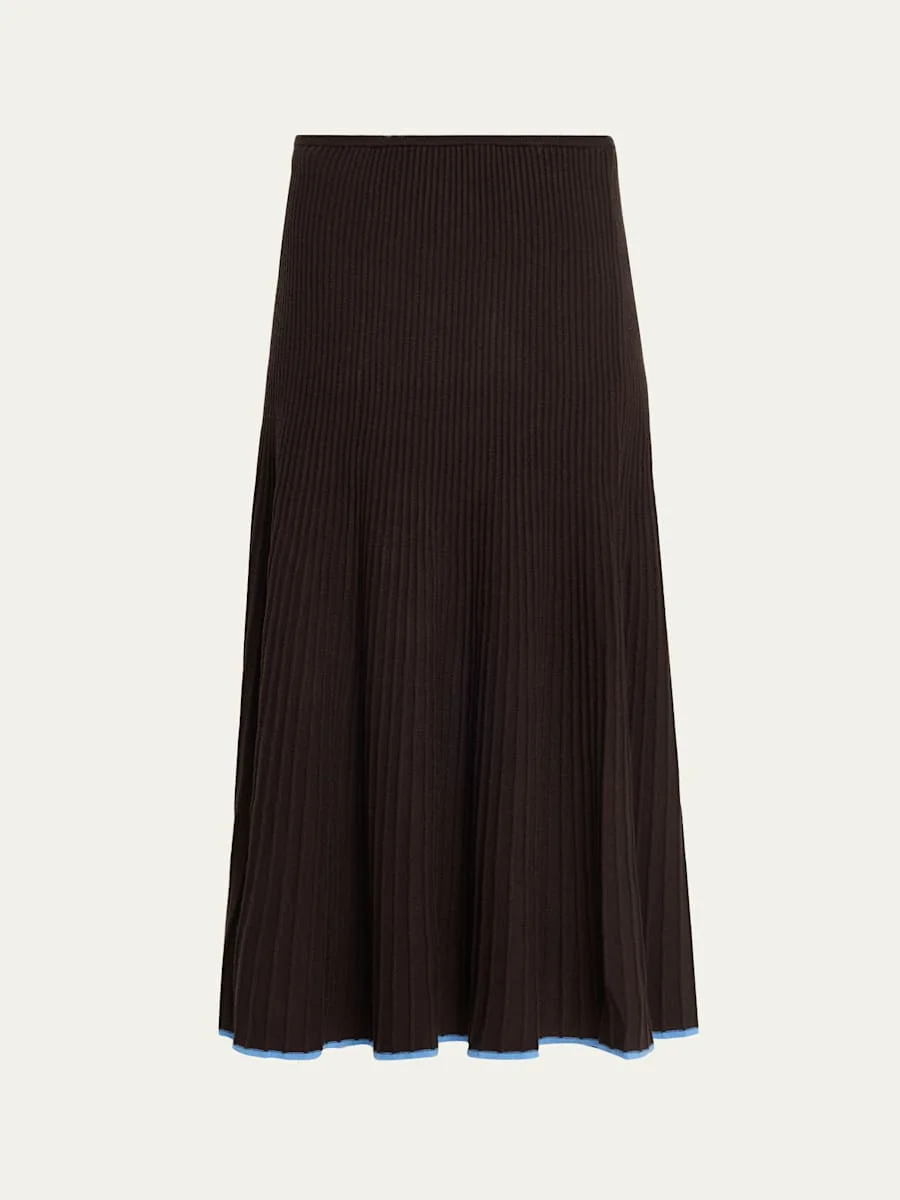 Carly Knit Midi Skirt - 1