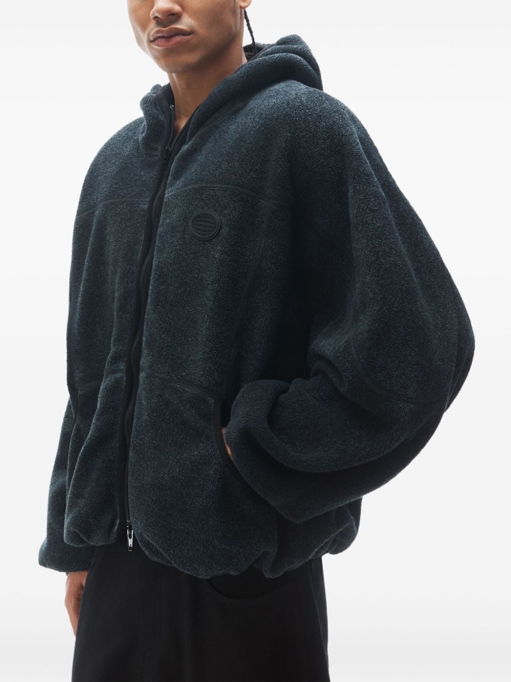 Alexander Wang zip-up cotton hoodie | farfetch | REVERSIBLE