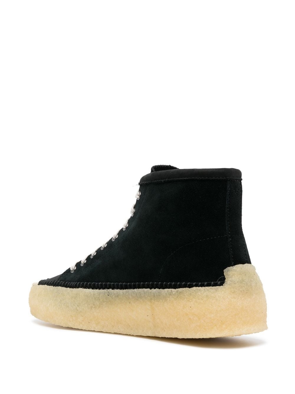 lace-up high-top sneakers - 3