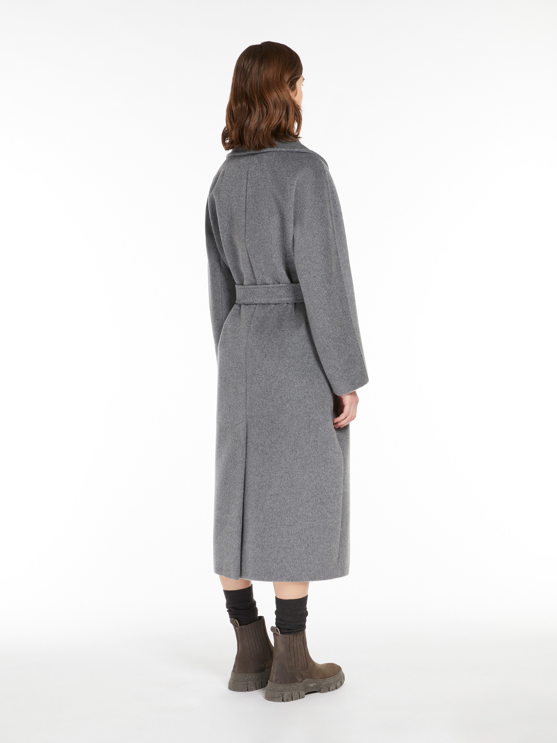TEMPERA Wool and alpaca robe coat - 4