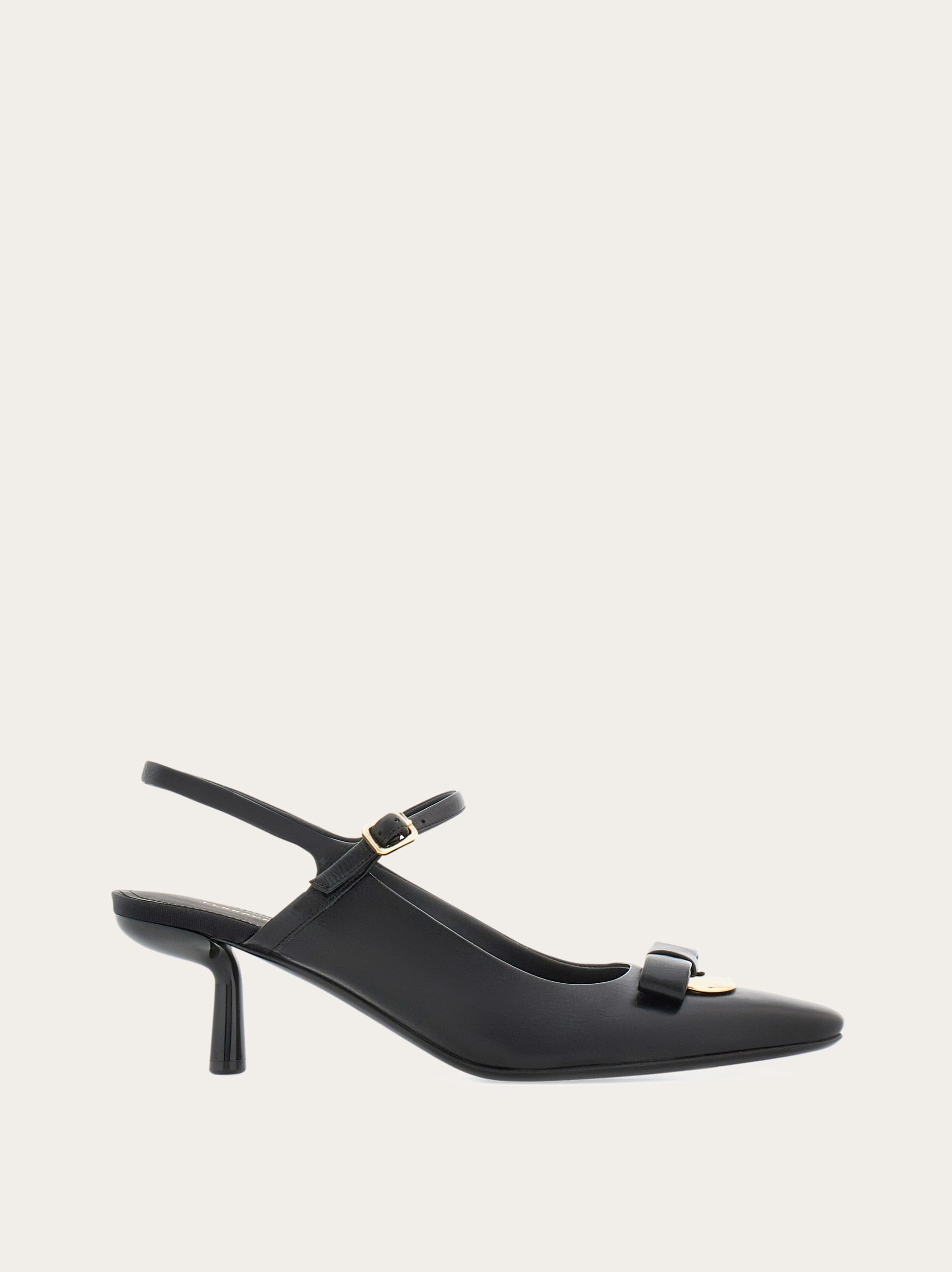 Drop Bow ornament slingback - 1