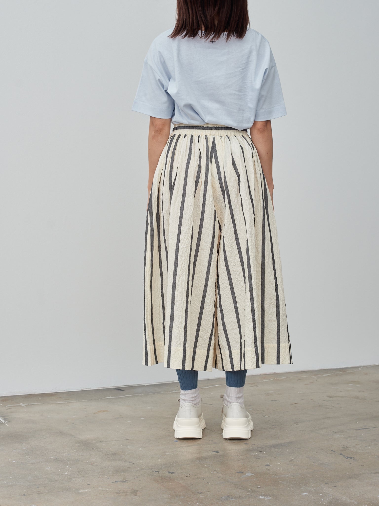 The Acrobat Culotte - Bold Stripe Flint/Raw - 5
