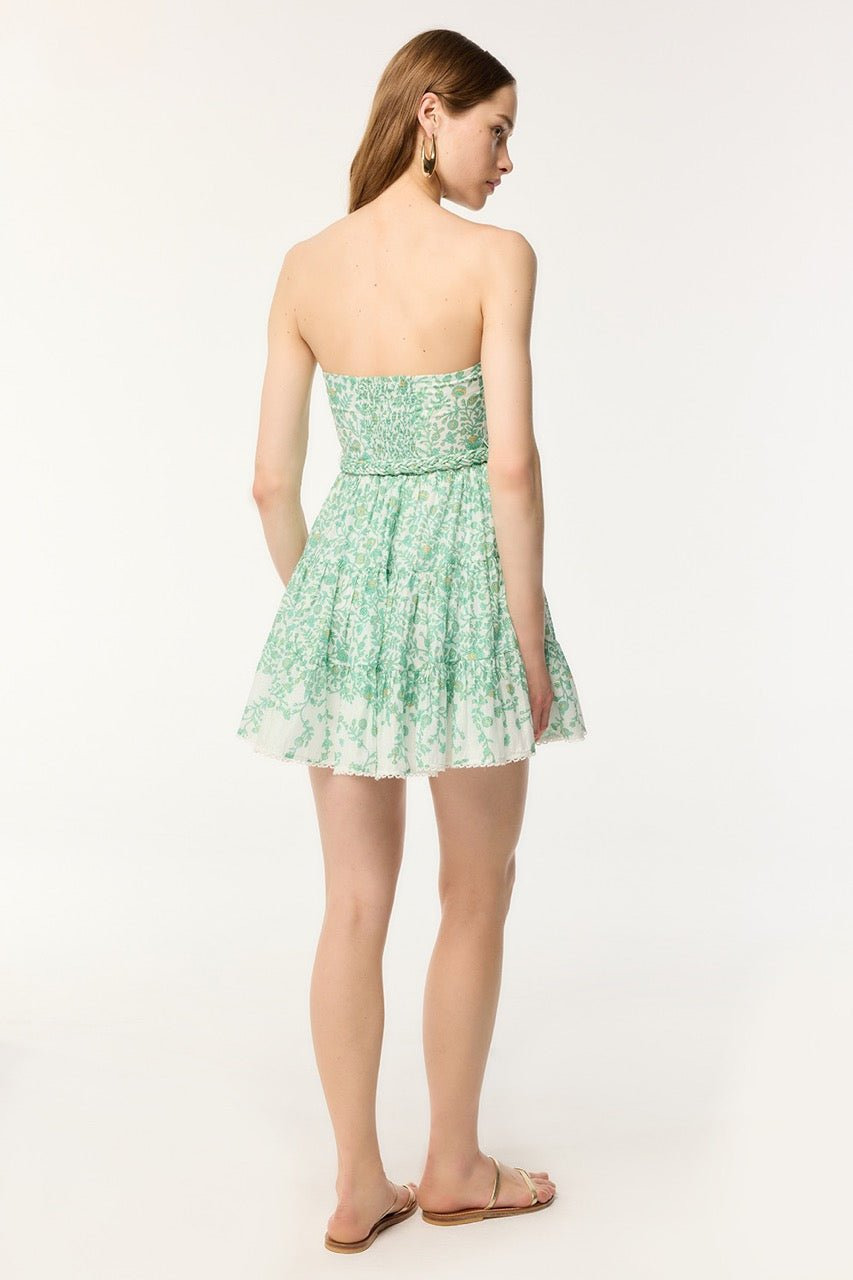 Bandeau Dress Christine - Green Lazuli - 2