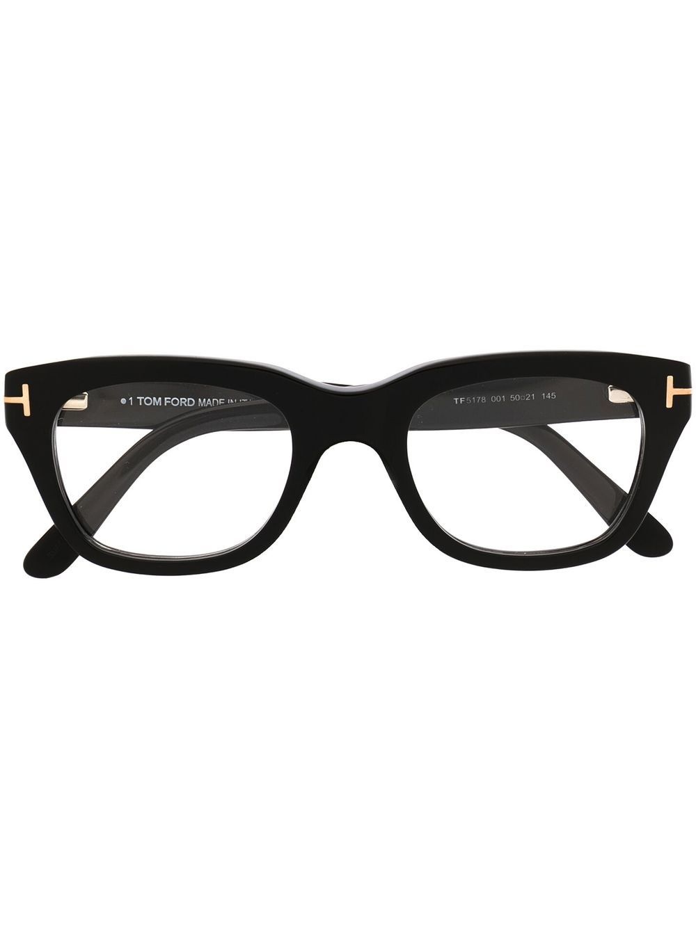 wayfarer-frame optical glasses - 1