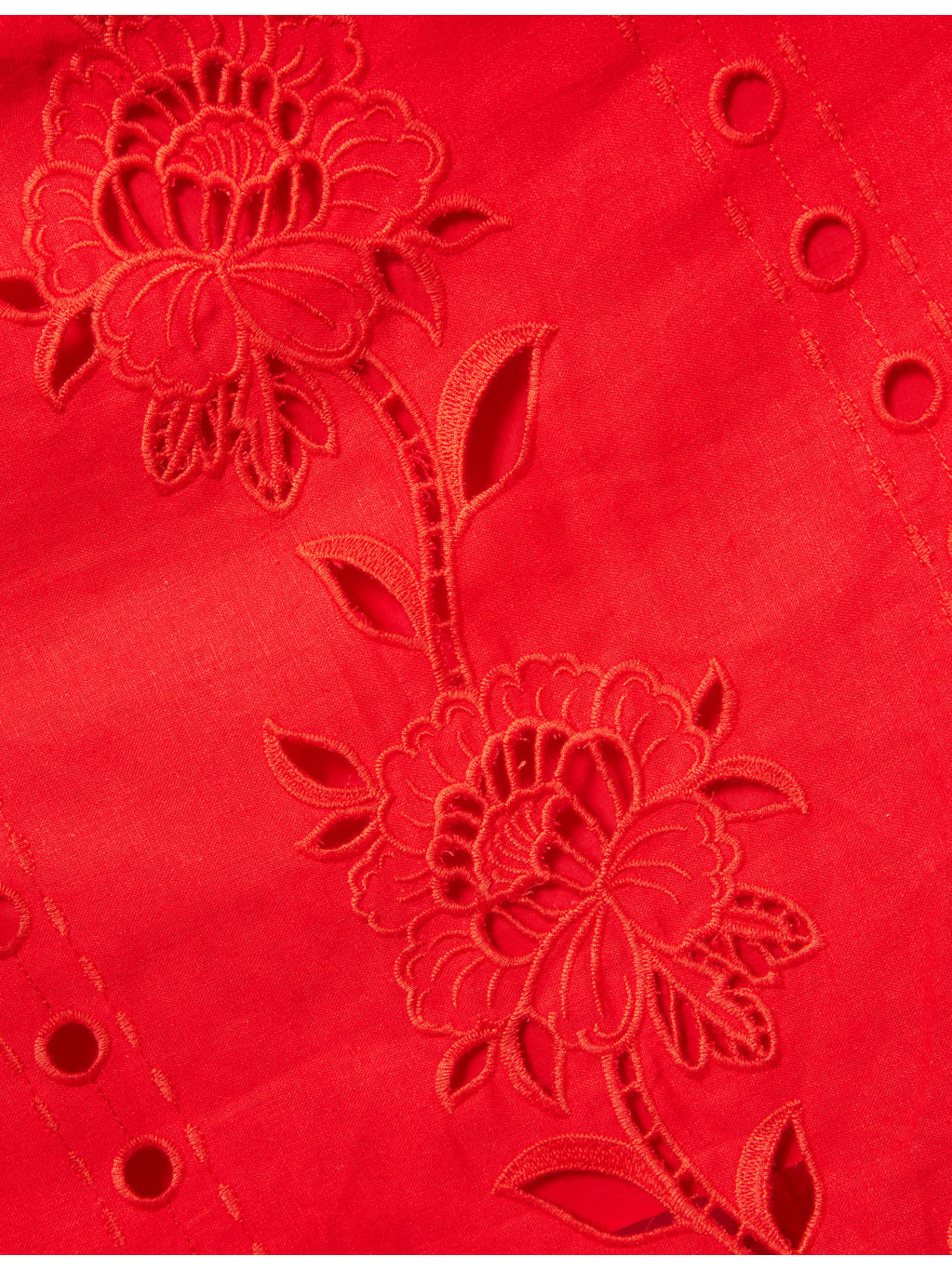 Richelieu Embroidered Linen-Blend Maxi Dress - 6