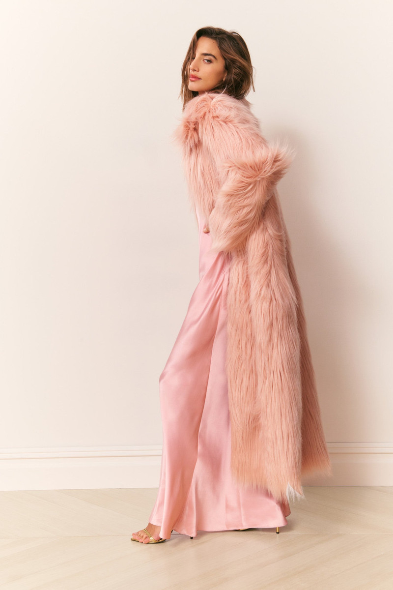 Valia Long Faux Fur Coat 5