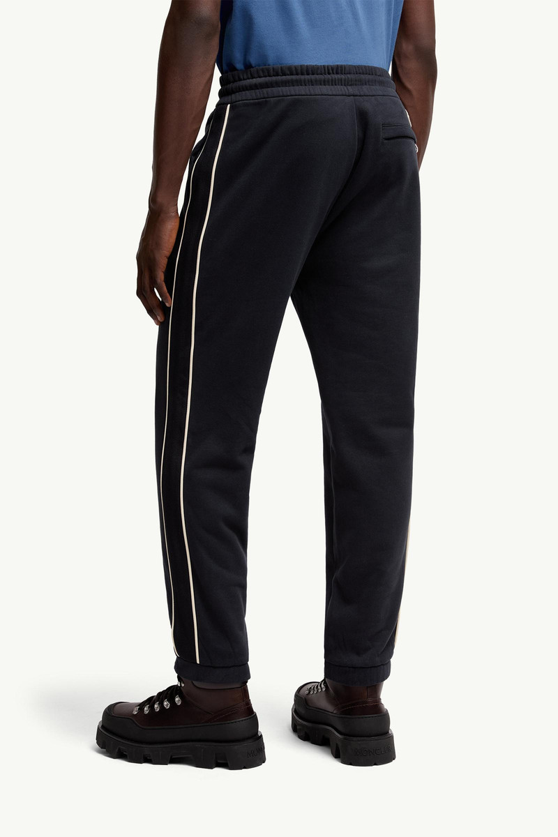 Stripe-Trimmed Cotton Sweatpants 5