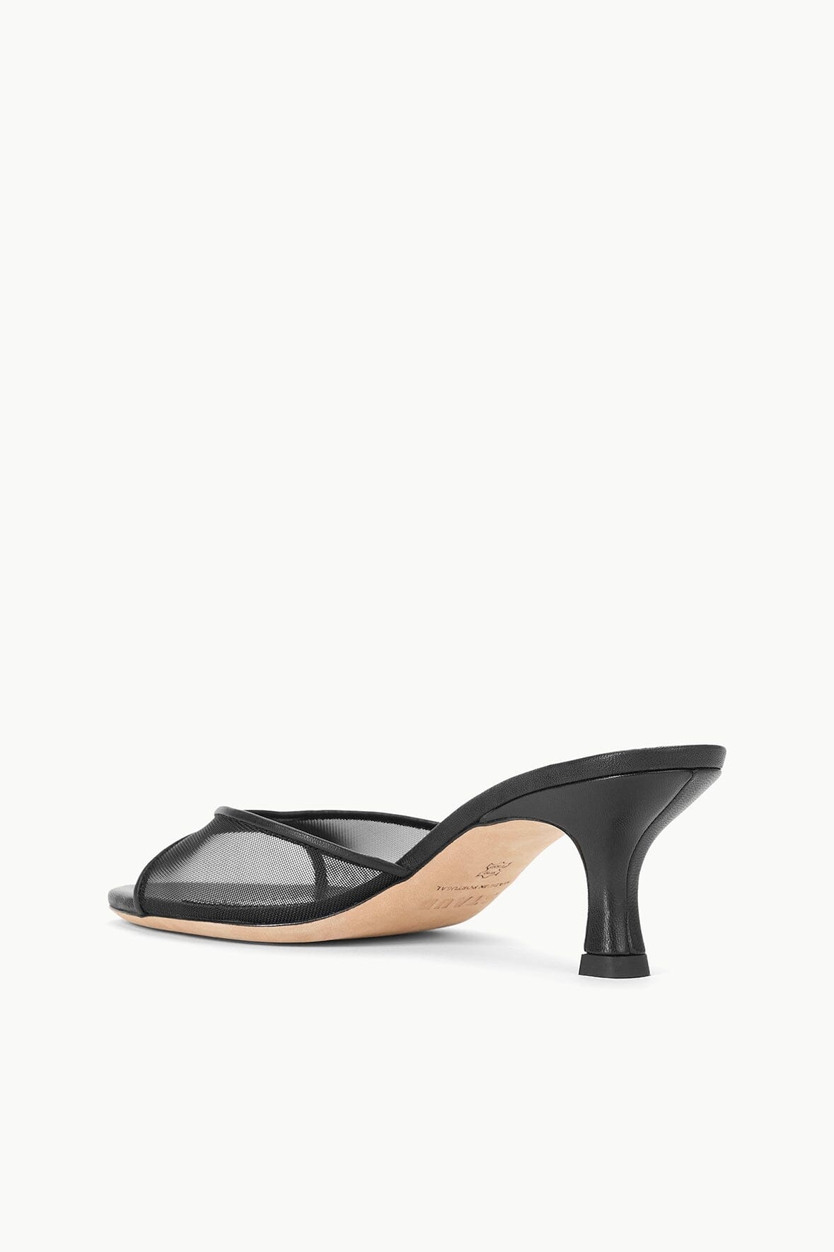 STAUD BRIGITTE MULE BLACK MESH - 6