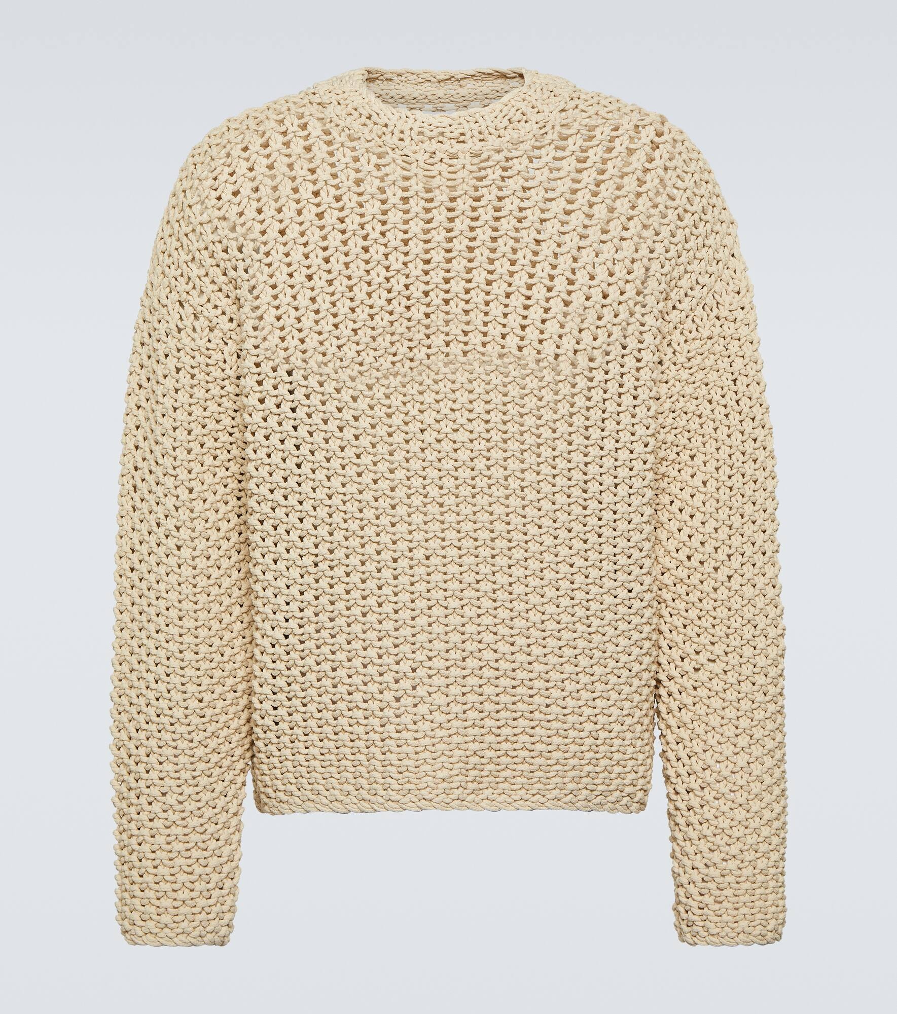Marina logo macramé sweater - 1