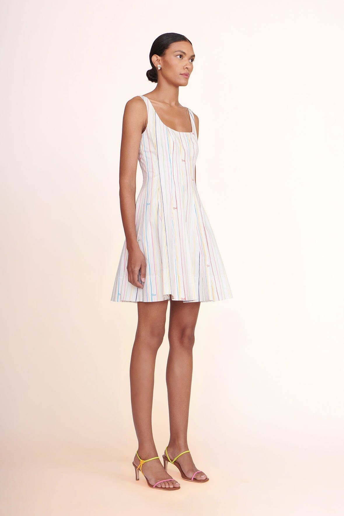 MINI WELLS DRESS | MULTI STRIPE - 3