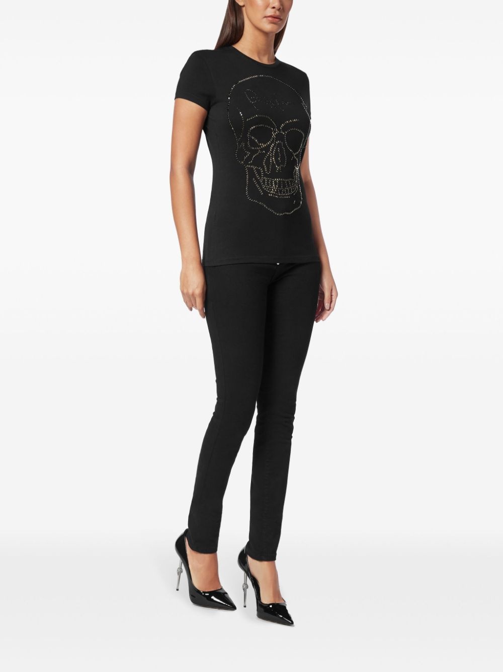 rhinestone-embellished t-shirt - 2