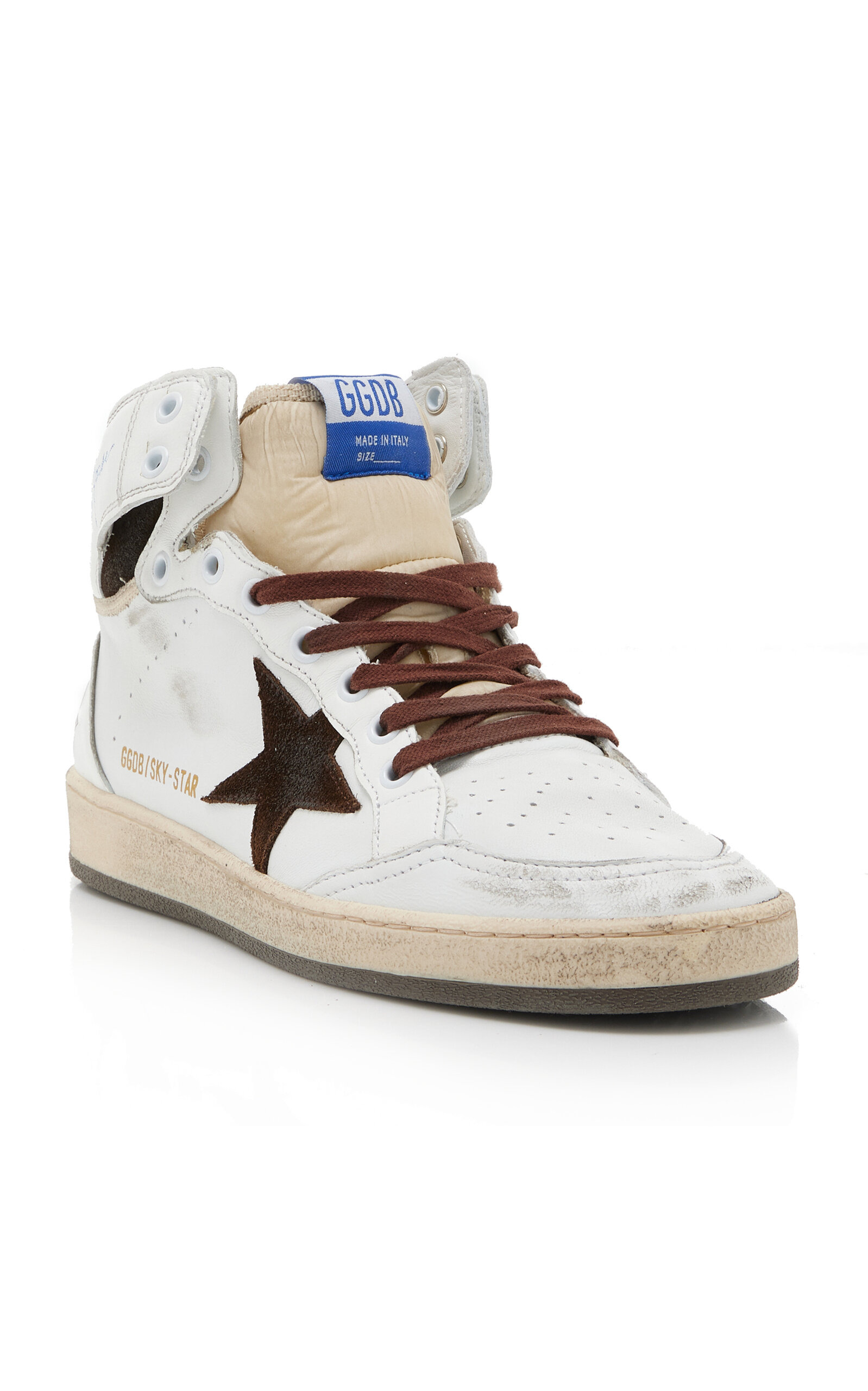 Sky Star Leather Sneakers brown - 4