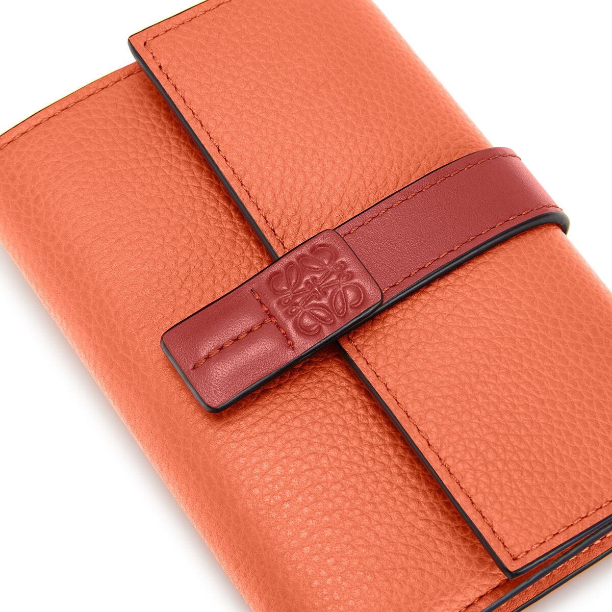 Small vertical wallet in soft grained calfskin - 5