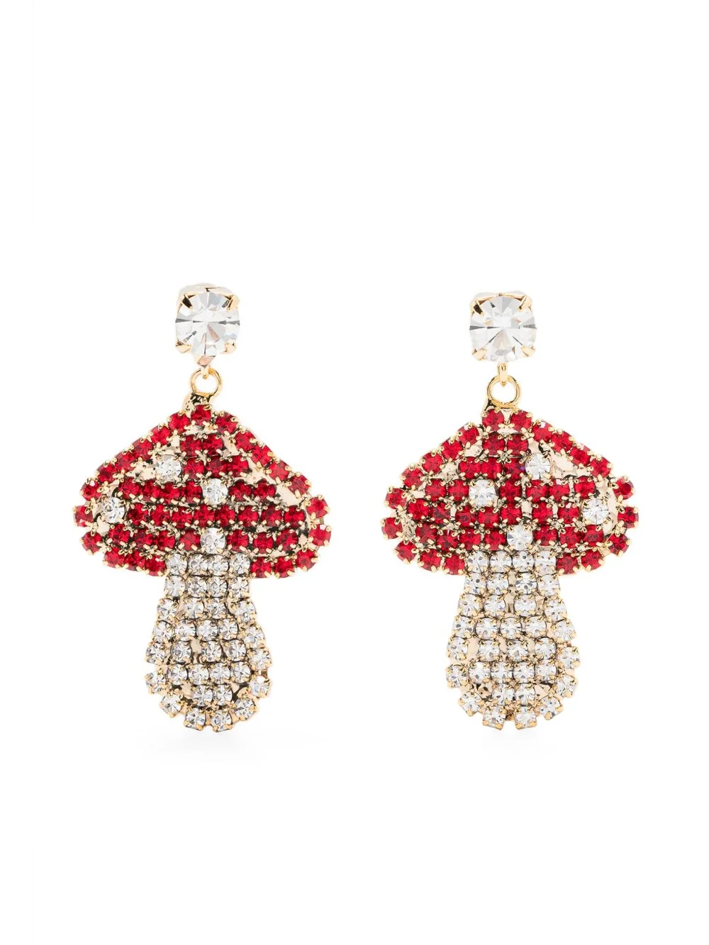 mushroom-shape earrings - 1