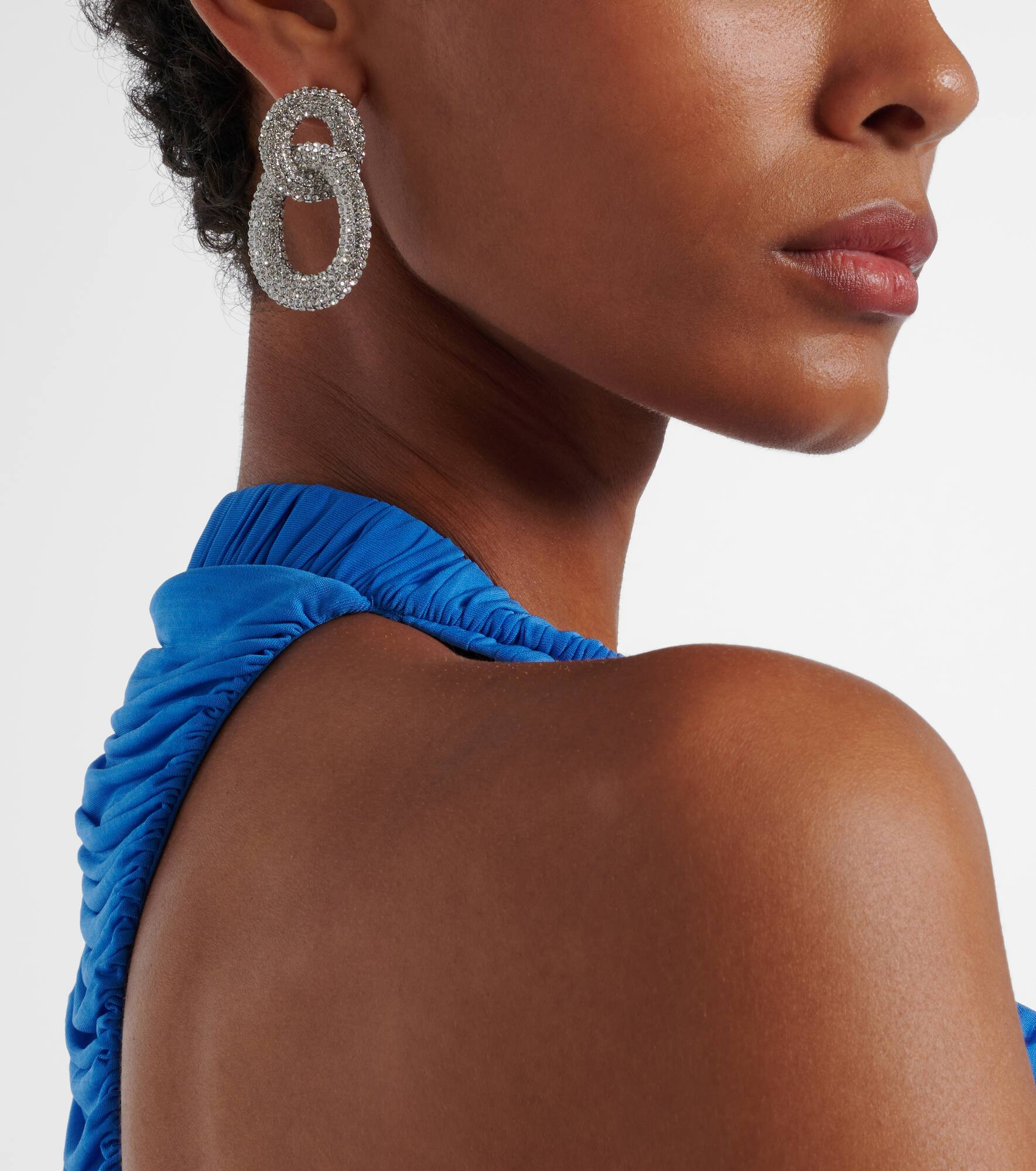 Crystal-embellished drop earrings - 3