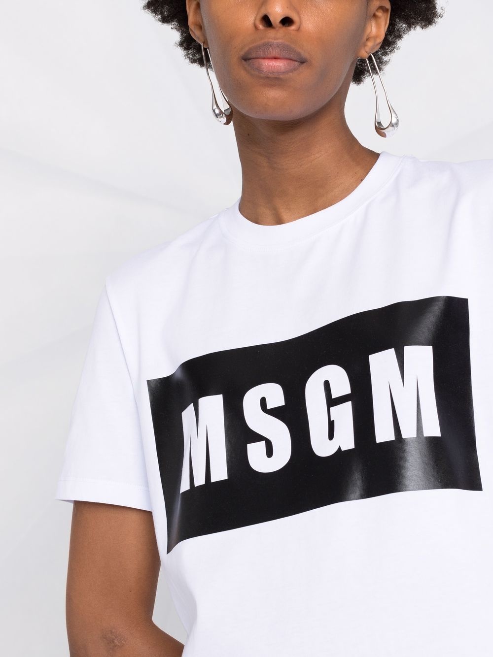 logo-print cotton T-shirt - 5