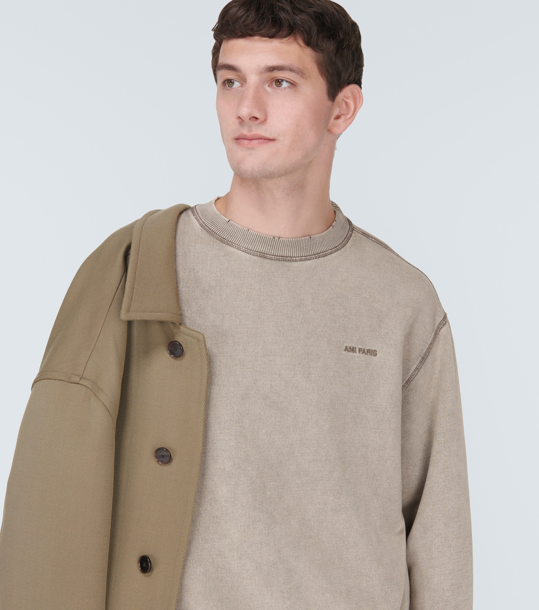 Logo cotton jersey sweatshirt - 5