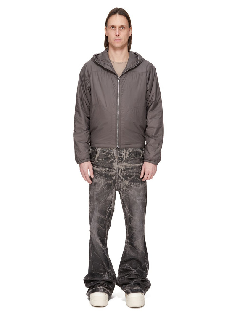 Rick Owens DRKSHDW zip-up hooded jacket outlook