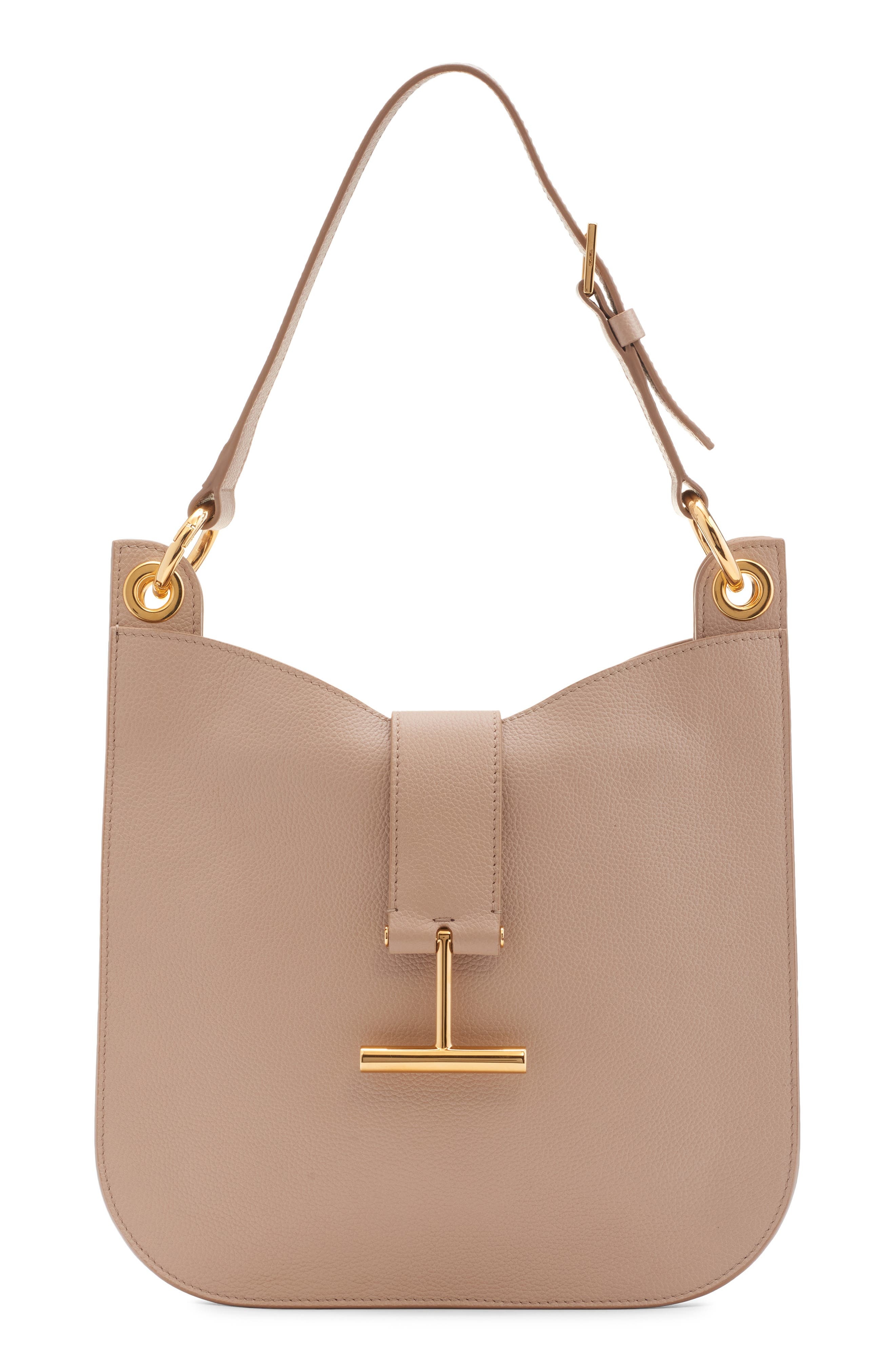 TOM FORD Small Tara Leather Top Handle Bag in Light Beige at Nordstrom - 1