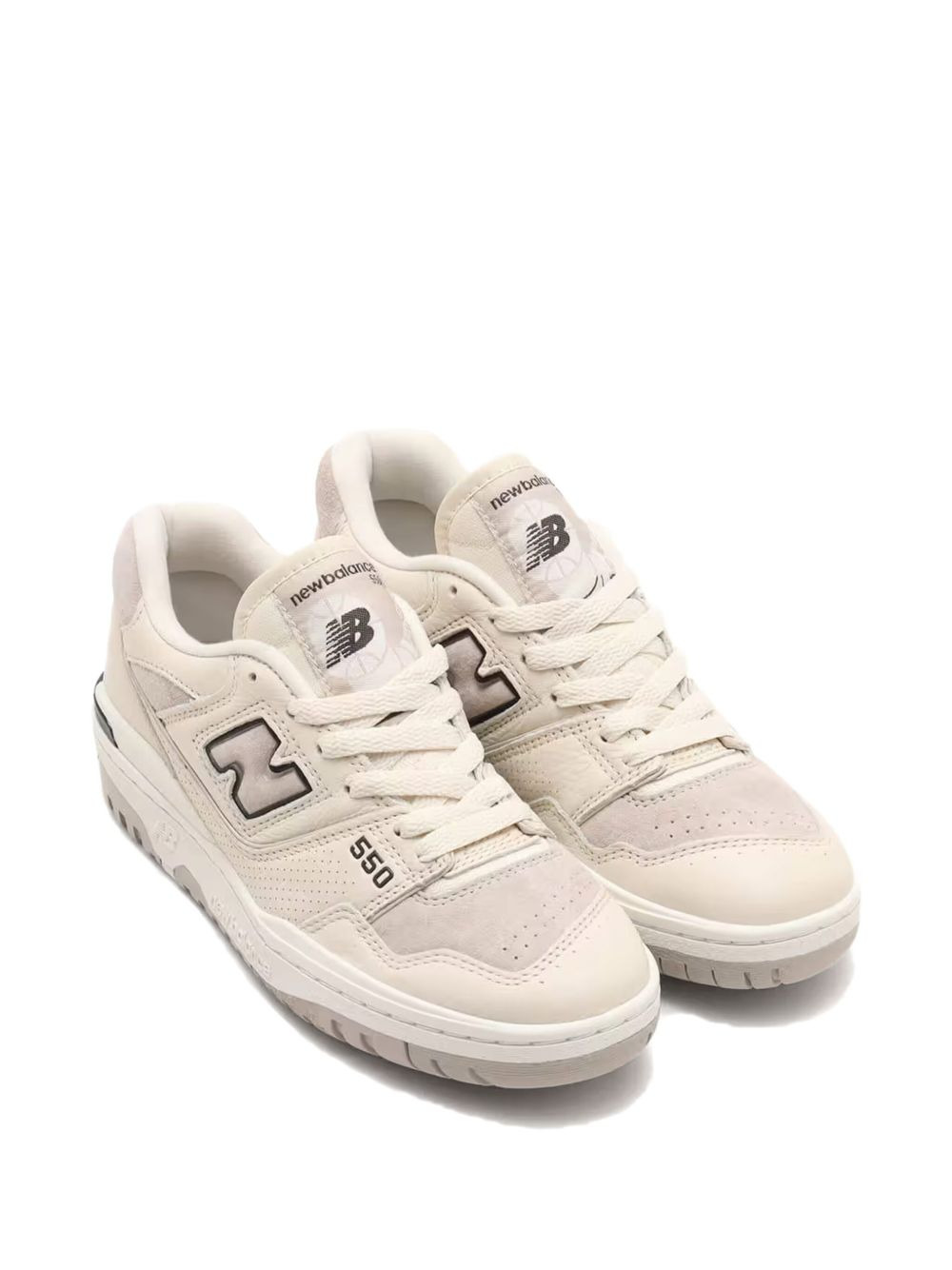 550 lace-up leather sneakers - 2