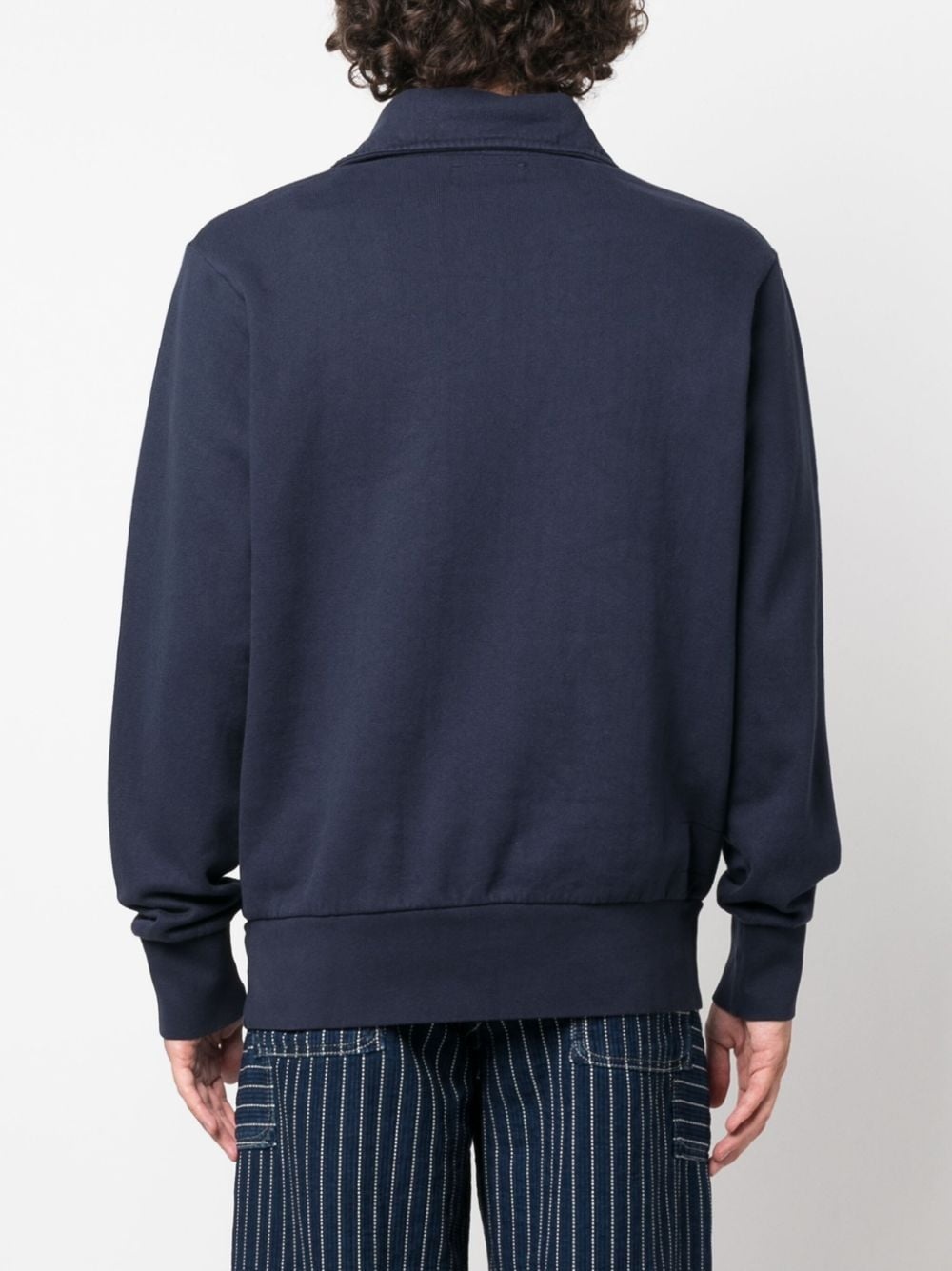 half-zip cotton sweatshirt - 4