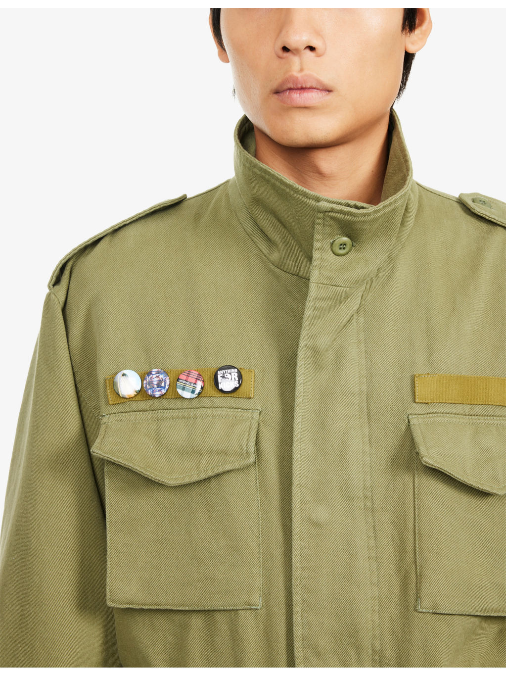 Military Badge-Embellished Cotton-Canvas Jacket - 5