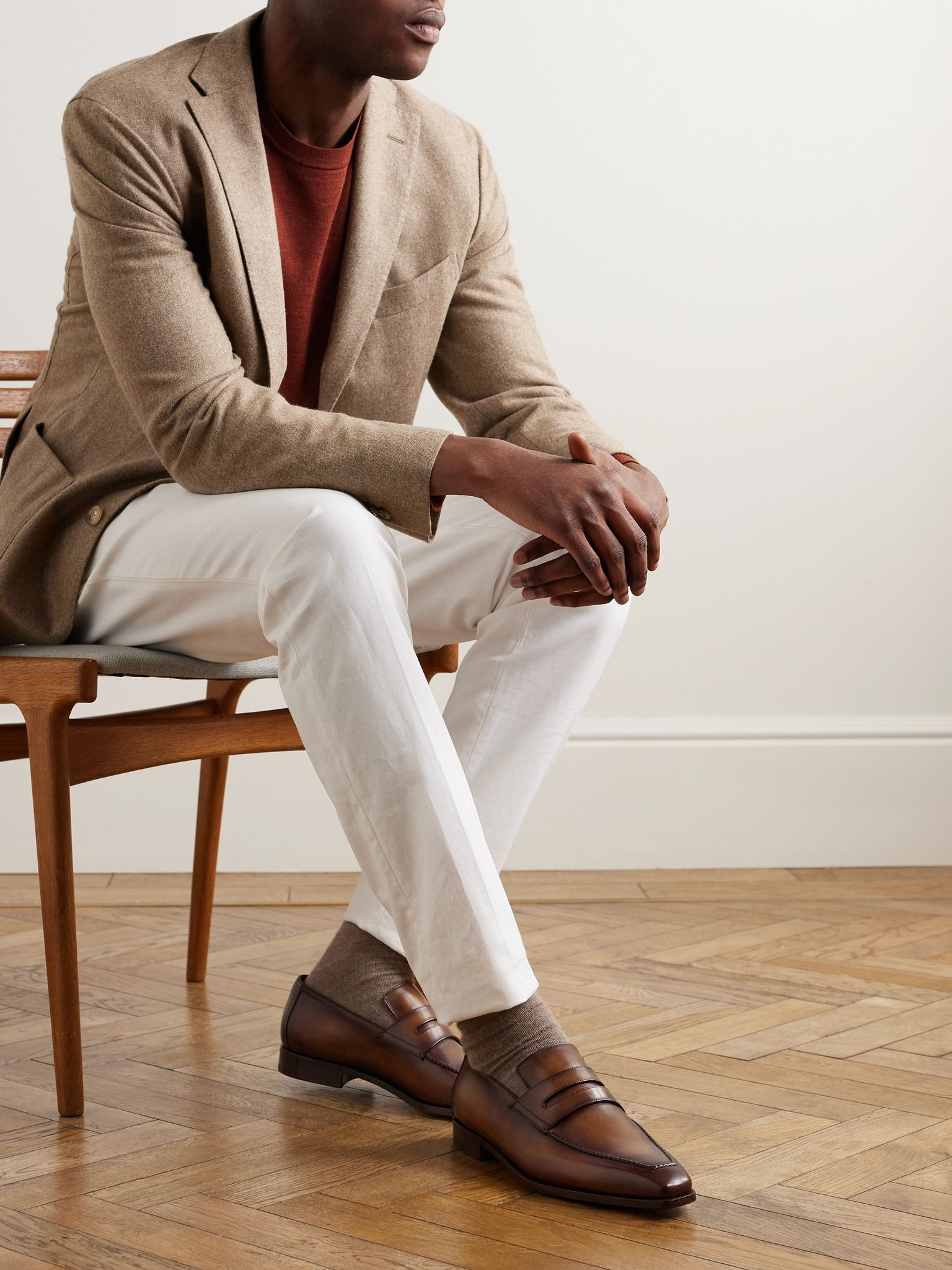 Andy Leather Loafers Brown - 2
