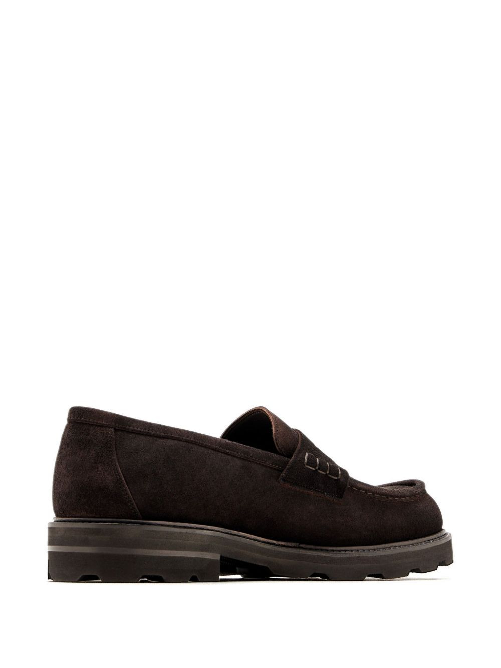 penny-strap suede loafers - 2