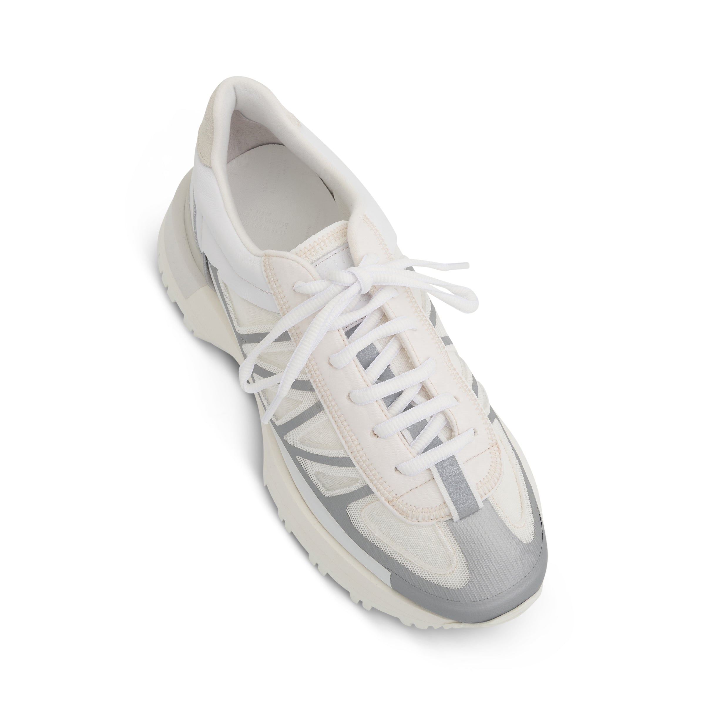 50-50 Sneakers in White - 3