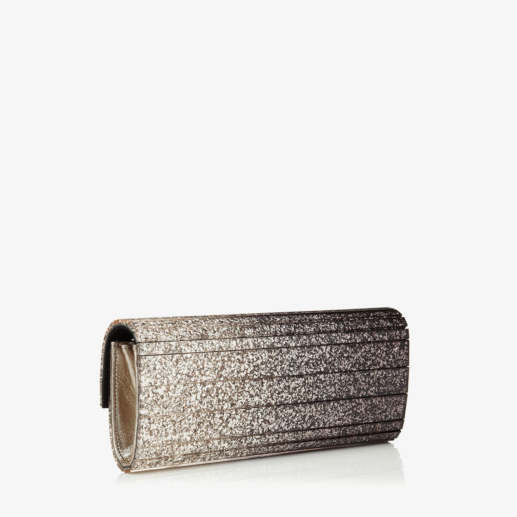 Sweetie
Black and Champagne Dégradé Glitter Acrylic Clutch Bag - 6