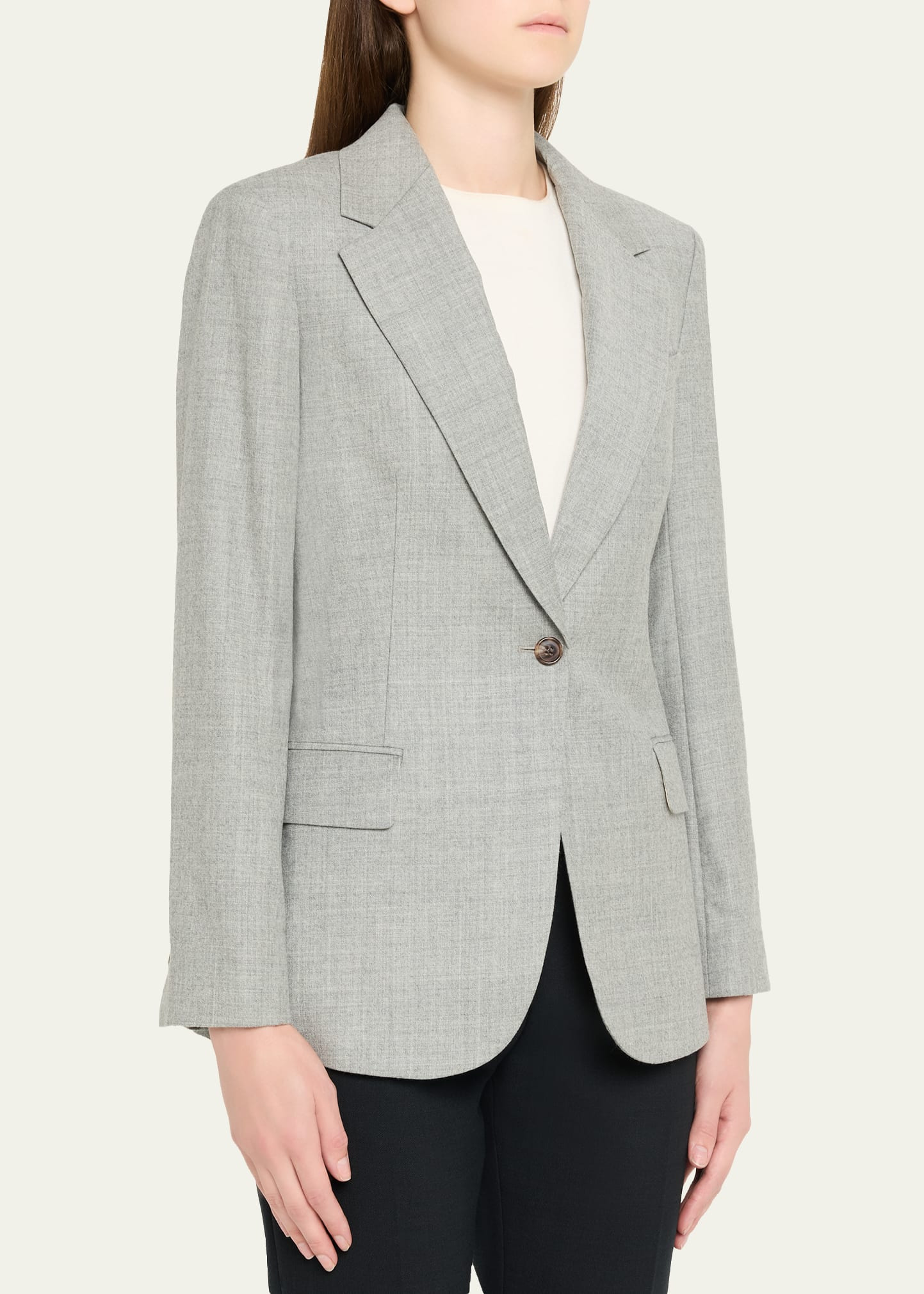 Lynnia Wool Blazer - 4