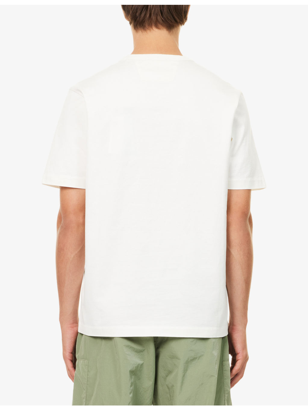 Embroidered-Text Relaxed-Fit Cotton T-Shirt - 4