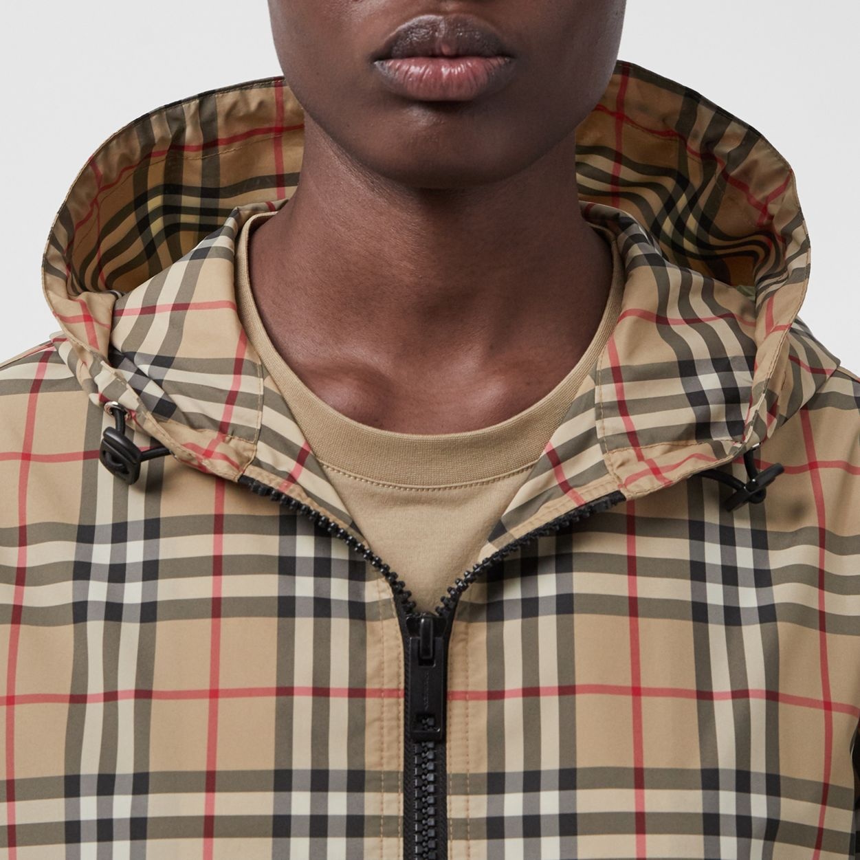 Vintage Check Hooded Jacket - 2