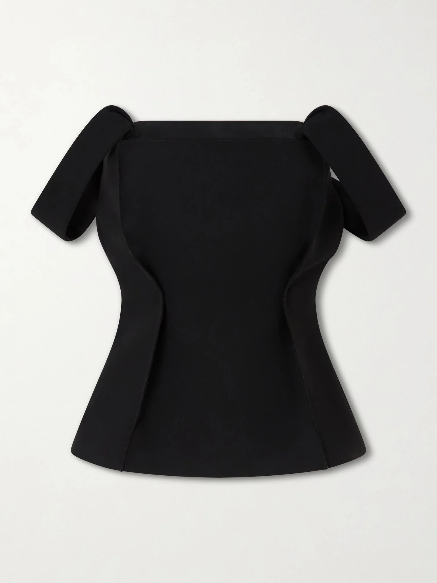 Yasmina crepe blouse Black - 1
