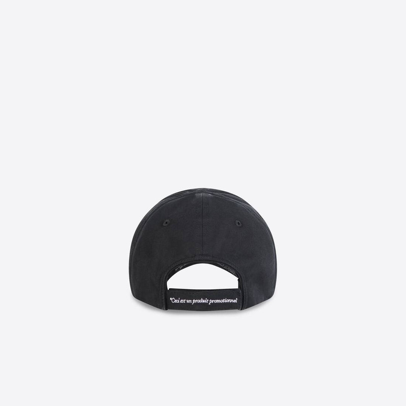 BALENCIAGA Couture Cap in Black outlook