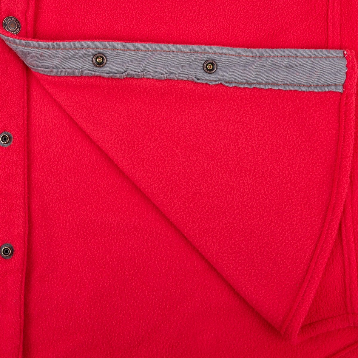 IHSH-287-RED Micro Fleece CPO Shirt - Red - 12