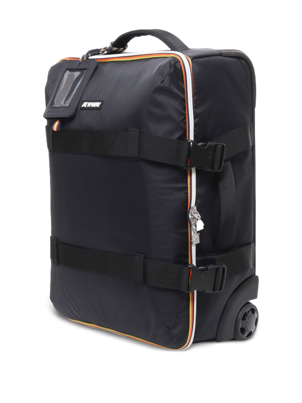 small Blossac wheeled strap-detail cabin suitcase - 3
