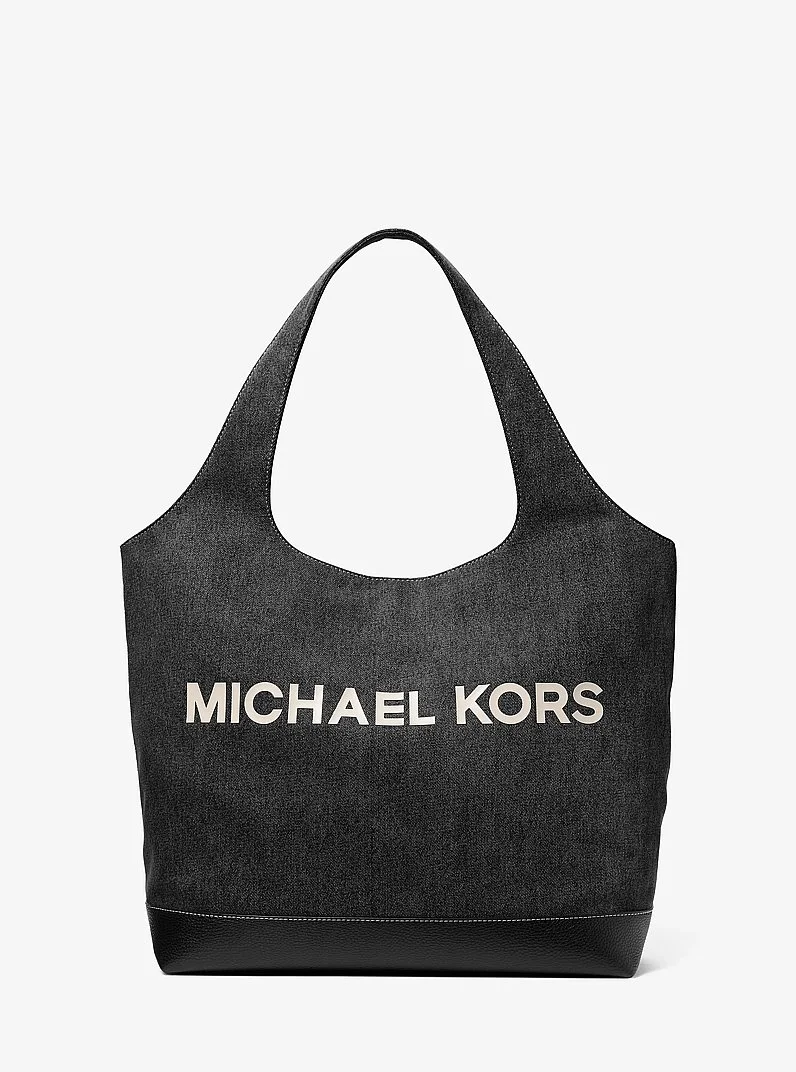 Cooper Medium Denim Tote Bag - 1