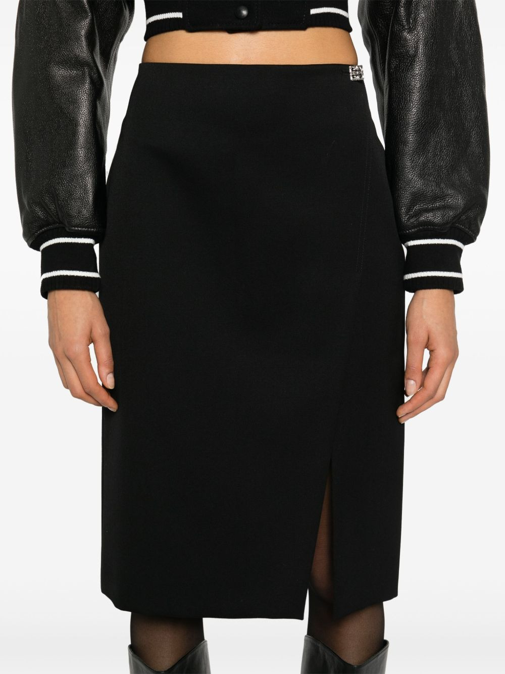 logo-button wrap skirt - 5