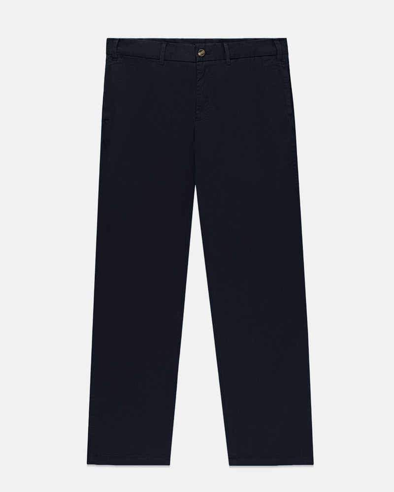 J. PRESS NAVY CINCH-BACK COTTON CHINO TROUSER - TRIM FIT outlook